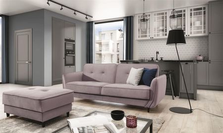 Eltap Sofa Rozkładana Z Funkcją Spania Bellis Velvet Niebieska   105467 - zdjęcie 2