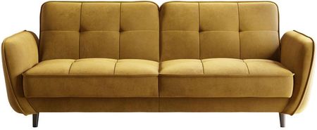 Eltap Sofa Rozkładana Z Funkcją Spania Bellis Velvet Żółta   105469
