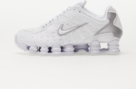 Nike W Shox Tl White/ White-Metallic Silver-Max Orange