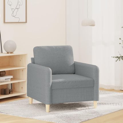 VidaXL Sofa Chair Light Gray 23.6" Fabric 1202175