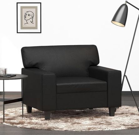 VidaXL Sofa Chair Black 23.6" Faux Leather 1207213