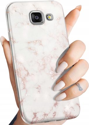 Hello Case Etui Do Samsung Galaxy A3 2016 Wzory Białe Kamień Kształty