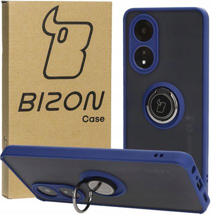 Bizon Etui Case Hybrid Ring Do Oppo A58 4G Granatowe
