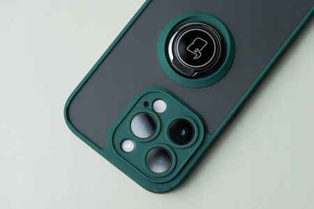 Bizon Etui Case Hybrid Ring Do Oppo A58 4G Ciemnozielone - zdjęcie 5