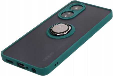 Bizon Etui Case Hybrid Ring Do Oppo A58 4G Ciemnozielone - zdjęcie 4