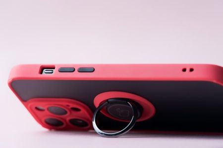 Bizon Etui Case Hybrid Ring Do Oppo A58 4G Czerwone - zdjęcie 5