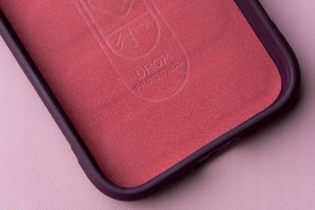 Bizon Etui Case Tur Do Oppo A58 4G Ciemnofioletowe - zdjęcie 5