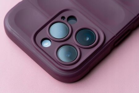 Bizon Etui Case Tur Do Oppo A58 4G Ciemnofioletowe - zdjęcie 3