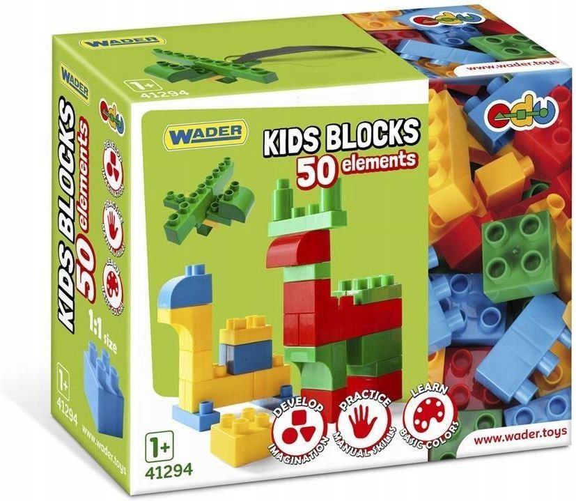 Wader Konstrukcyjne Klocki Zestaw Kreatywny Kids Blocks - ceny i opinie ...