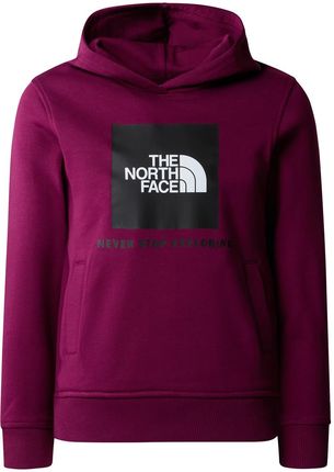 The North Face Bluza Z Kapturem Teens Box P O Hoodie Dziecięca Fioletowy