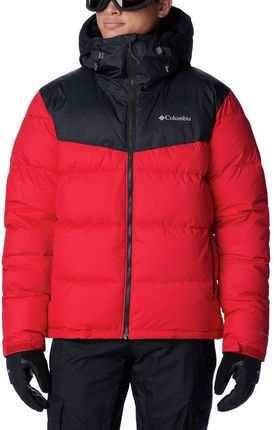 Columbia Kurtka Puchowa Iceline Ridge Jacket Męska Zimowa Czerwony