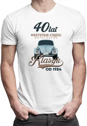 40 lat - Klasyk od 1984 - męska koszulka na prezent