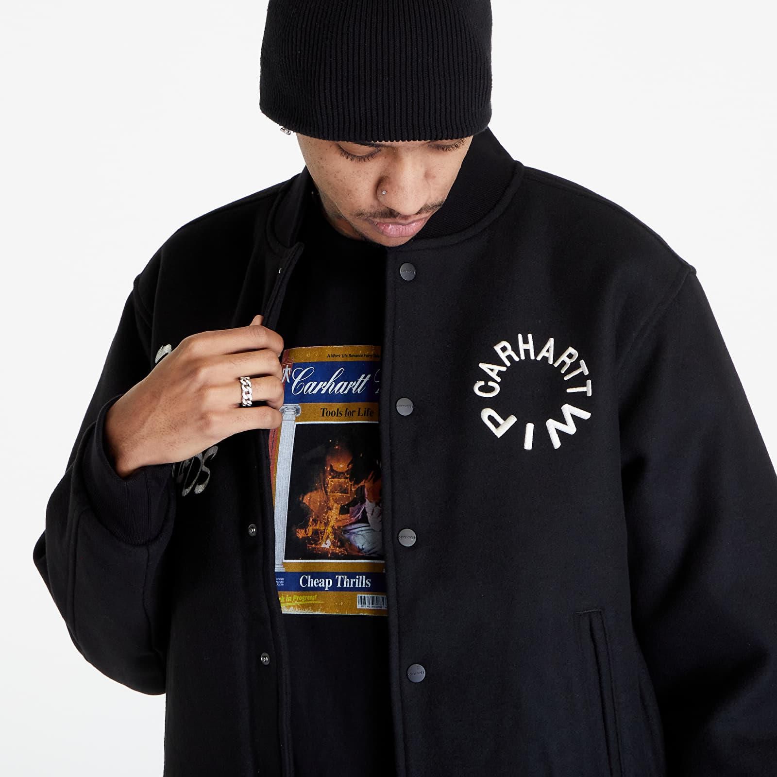 Carhartt WIP Work Varsity Bomber UNISEX Black - Ceny i opinie 