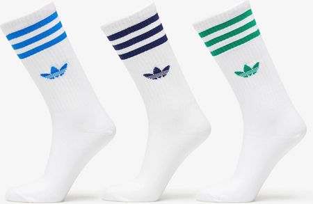 adidas High Crew Sock White/ Green/ Dark blue