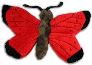 Lamps Pluszowe Zoo: Maskotka Motyl Motylek Czerwony 17Cm 69426