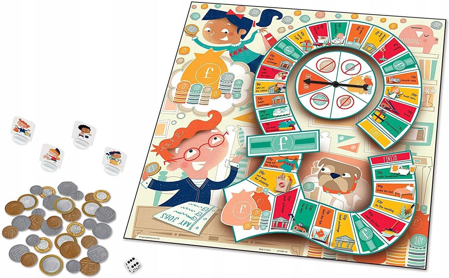 Learning Resources Money Bags Coin Value Game Ceny i opinie Ceneo.pl