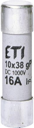Eti Wkładka Cylindryczna Pv Topikowa Ch10X38 Gpv 16A/1000V Dc 002625081 40szt.