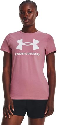 Under Armour Women S T Shirt Sportstyle Logo Ss Pink