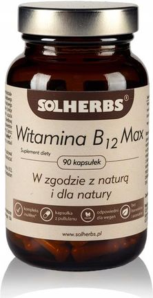 Solherbs Witamina B12 Max Metylokobalamina 60kaps.
