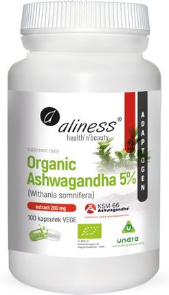 Medica Line Organic Ashwagandha 5% Ksm-66 200Mg 100kaps