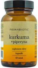 Zdjęcie Primabiotic Kurkuma + Piperyna 60kaps. - Tarnowskie Góry
