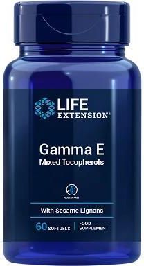 Life Extension Gamma E Mixed Tocopherols Eu 60 Kaps