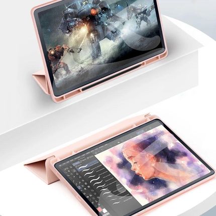 Tech-Protect Etui na Galaxy Tab S9 FE 10.9 X510/X516B SC Pen Różowy (X510X516B) - zdjęcie 2