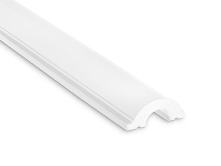 Zakończenie prawe lamela ściennego premium pomalowanego na biało WP001RP Duna Mardom Decor