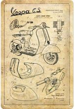 Zdjęcie Nostalgic Art Metalowy Plakat Blacha 20X30Cm Vespa Budowa - Grodzisk Wielkopolski