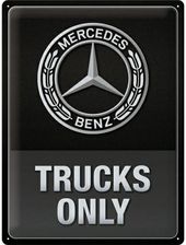 Zdjęcie Nostalgic Art Plakat 30X40 Mercedes Trucks Only Kolekcja - Nowogród Bobrzański