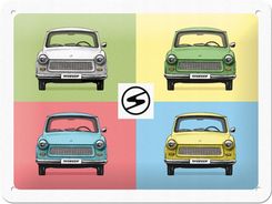 Zdjęcie Nostalgic Art Plakat 15X20 Traban Pop Art Retro Metalowy - Babimost