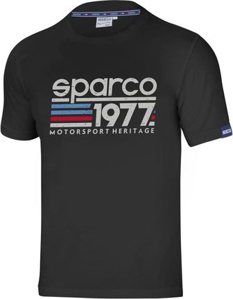 Sparco Koszulka T-Shirt Męska 1977 Czarna