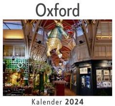 Oxford (Wandkalender 2024, Kalender DIN A4 quer, Monatskalender im Querformat mit Kalendarium, Das perfekte Geschenk)
