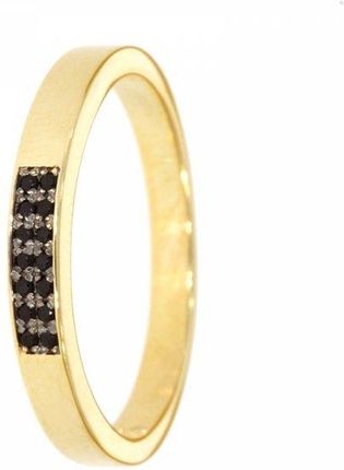 Caspol.Eu Złoty pierścionek/obrączka z cyrkoniami PR.01093 pr.585