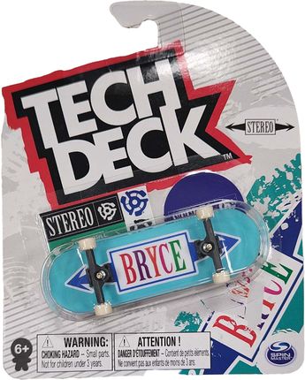 Tech Deck Deskorolka Fingerboard Stereo Bryce + Naklejki
