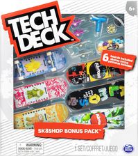 Zdjęcie Tech Deck Zestaw Sk8Shop 6 Deskorolek Bonus Pack Almost + Akcesoria - Libiąż