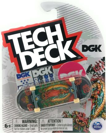 Tech Deck Deskorolka Fingerboard Dgk + Naklejki