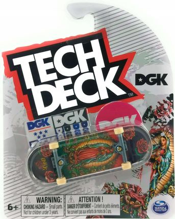 Tech Deck Deskorolka Fingerboard Dgk Meduza Naklejki