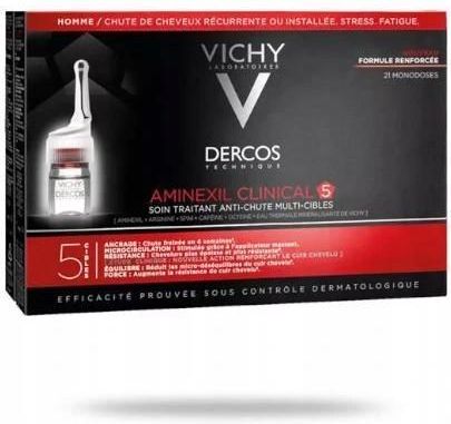 Vichy Dercos Aminexil Clinical Męski 5 21X6ml
