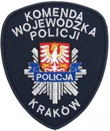 Emblemat Komenda Wojewódzka Policji Kraków Granatowy