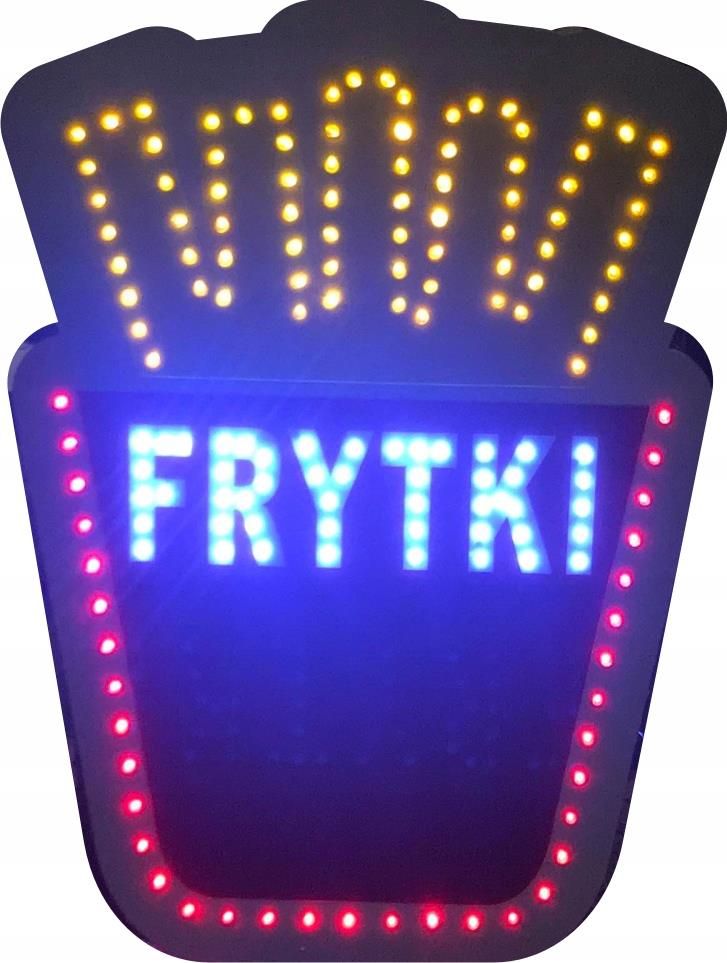Filet Reklama Reklama Frytki Led Szyld Panel Tablica - Ceny i opinie - Ceneo.pl