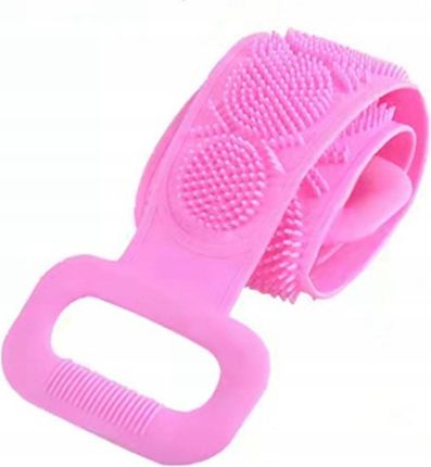 Masażer Myjka Do Pleców Silikonowa Szczotka 60 cm Pink