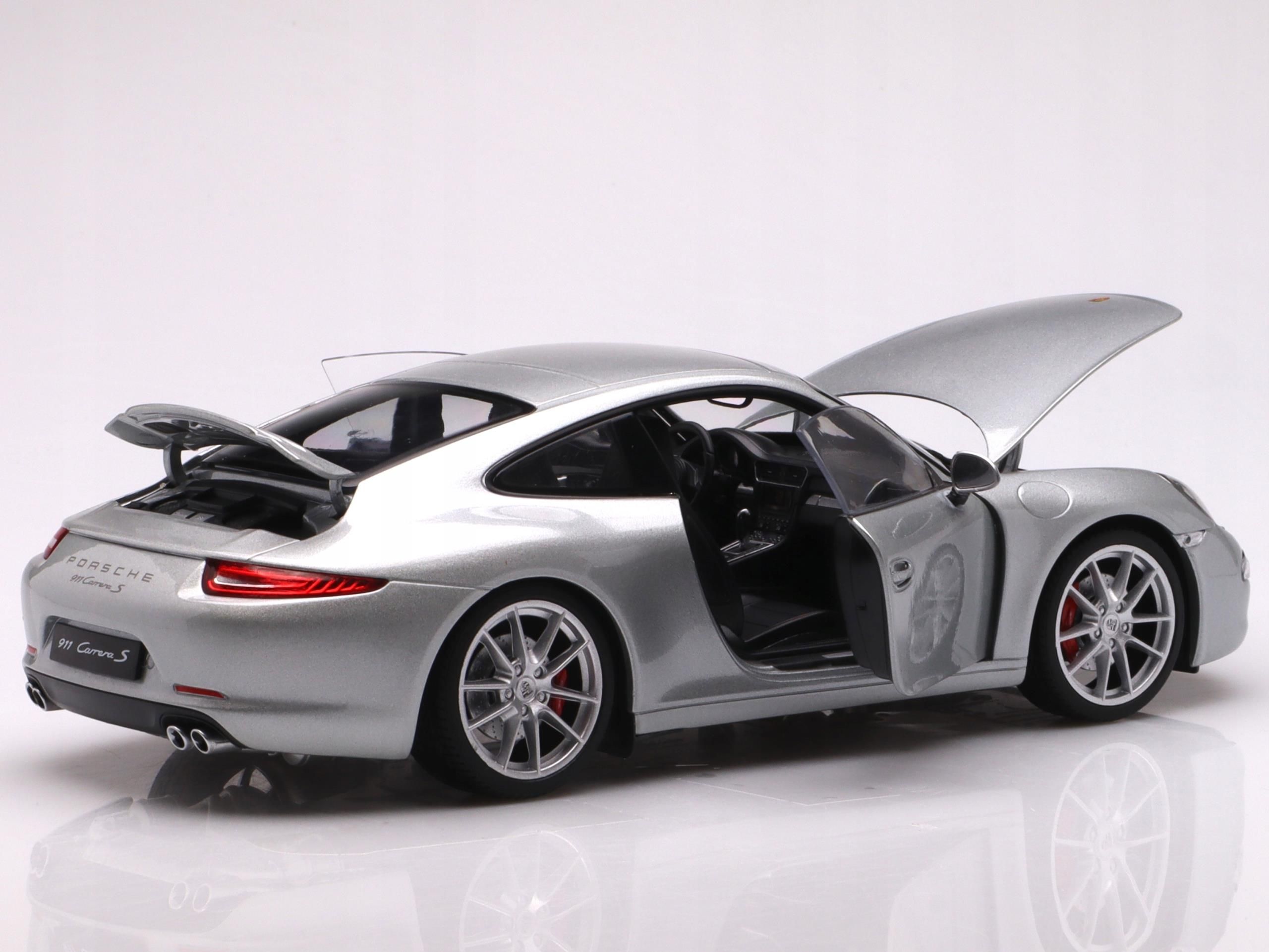 Welly Model Samochodu Porsche 911 991 Carrera S 2012 Silver