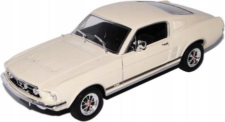 Welly 1967 Ford Mustang Gt 1:24 Metal Beżowy 3847