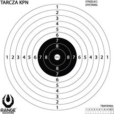 Zdjęcie Tarcze Strzeleckie Range Solutions Kpn 500 Sztuk - Kórnik