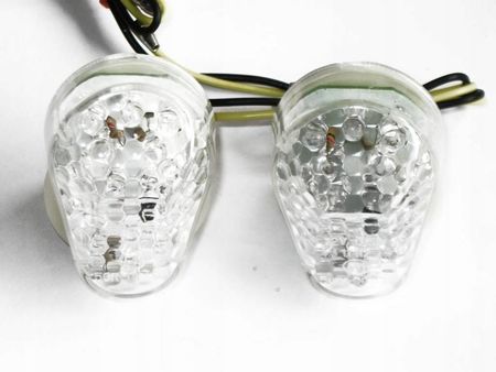 みるず Motrix Kierunkowskazy Kawasaki Zx Zzr Białe Przeźroczyste