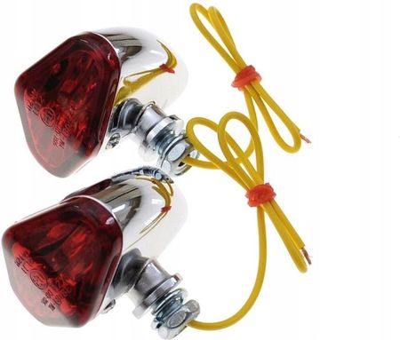 Motrix Lampy Lampa Czerwone Romby Metalowe Trajka Weteran 8685 Ym-1808-2Sp