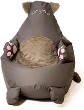 Zdjęcie Pufa Worek Go Gift  Kotek Brązowy L 105 x 80 cm - Stawiski