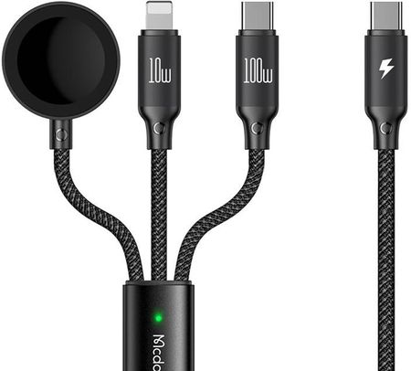Mcdodo Kabel USB-C 3w1 CA-4940 USB-C, Lightning, Apple Watch