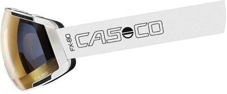 Gogle narciarskie CASCO FX-80 Strap VAUTRON Plus white L